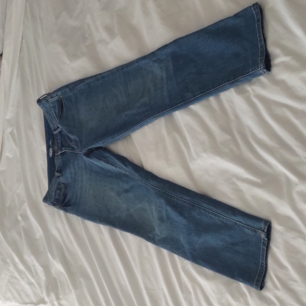 Old Navy Power Slim Straight Mid-Rise Jeans Size 10